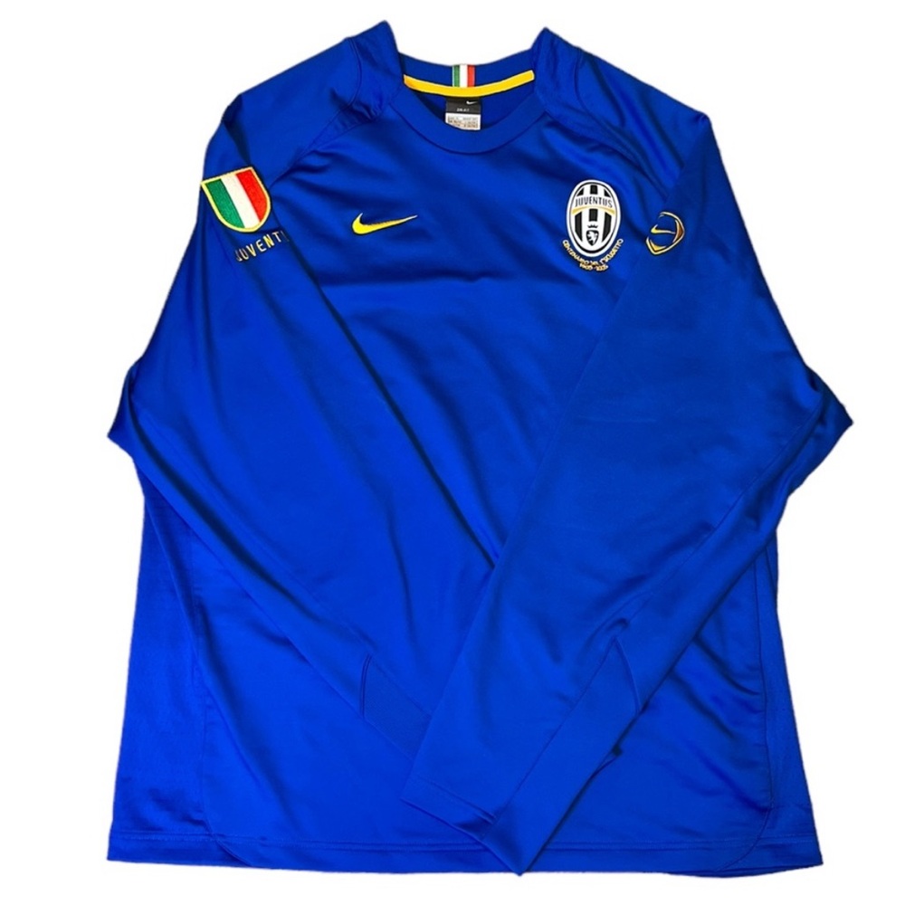 Juventus Blue and Gold Warm Up Sweater